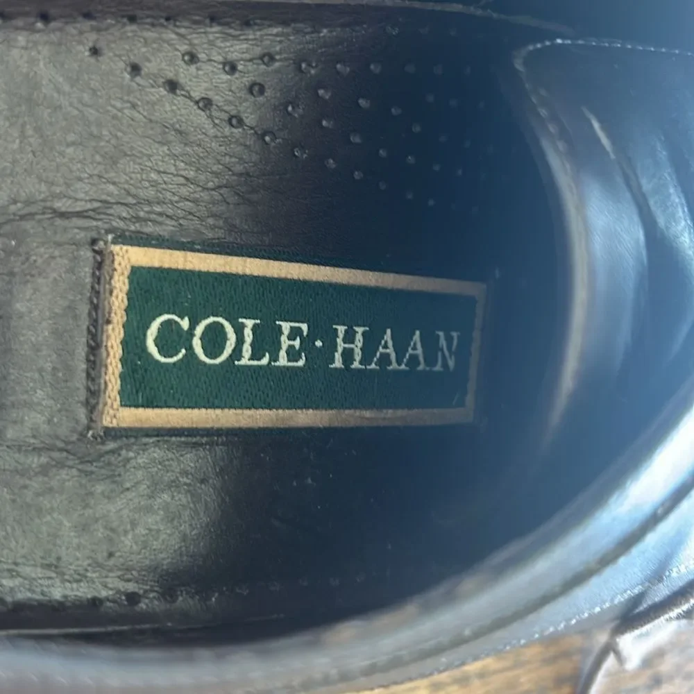 COLE HAAN Leather Shoes men’s Oxford dress lace up brown men’s size 10 D Office